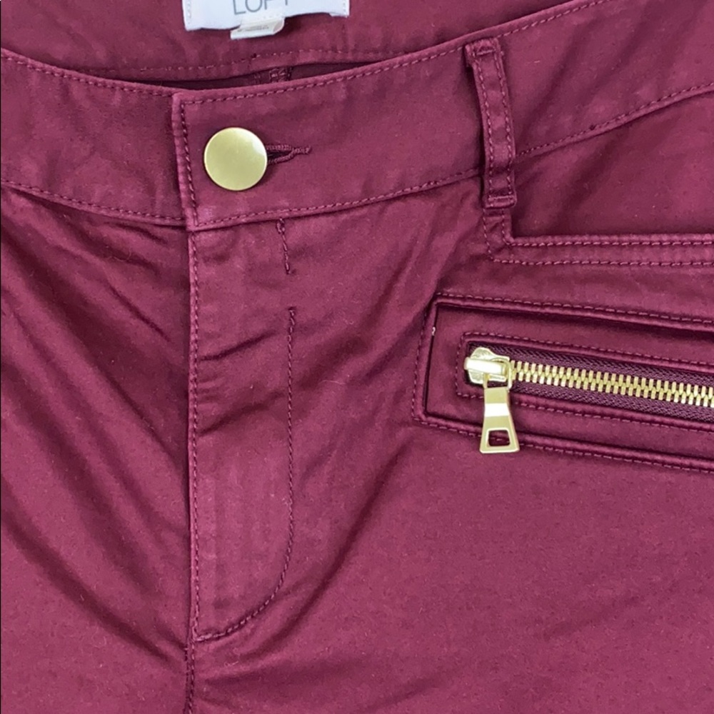 LOFT zipper jeans - Picture 7 of 9